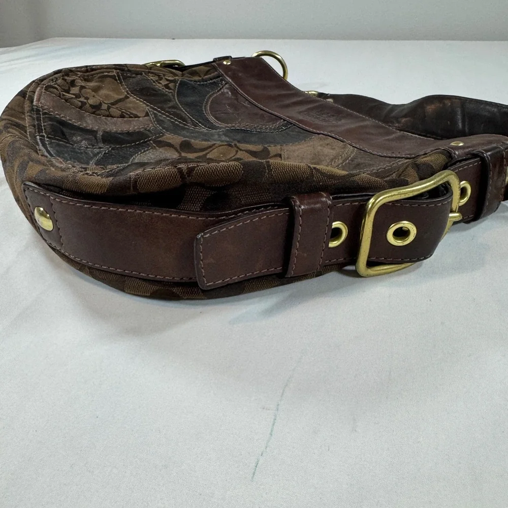 Coach patchwork hobo